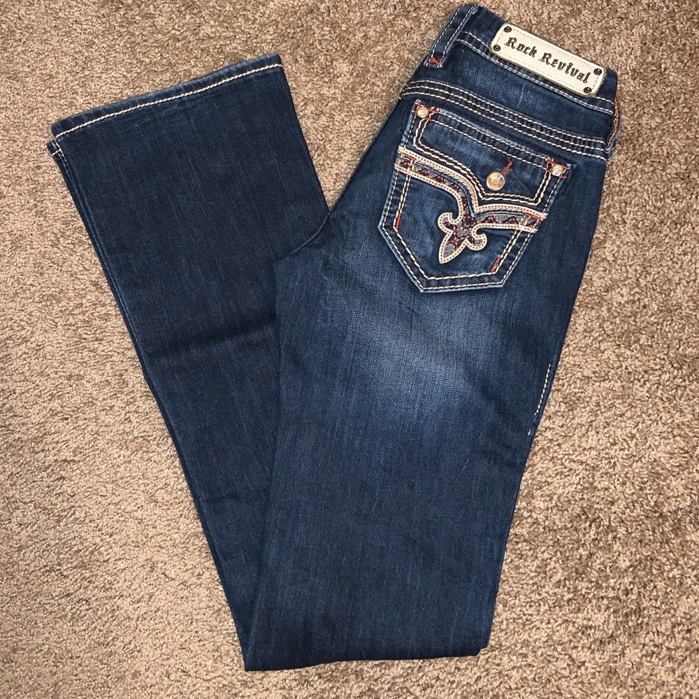 Rock Revival Betty Jean size 27 Bootcut 35’ inseam